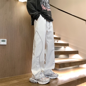模特-美式潮牌裤子男阔腿休闲长裤 8007-P38图片