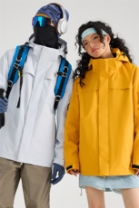 冲锋衣2025新款秋冬三合一户外防风登山运动外套A436-6688-P105，男装夹克，电商A436