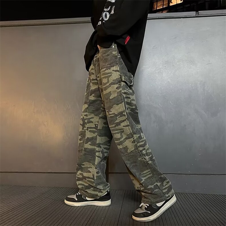 美式牛仔裤男春秋新款休闲直筒裤NK527P43,男装牛仔裤,星座1116-2