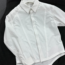 W11075-P43网图现货设计感永生花长袖衬衫宽松休闲百搭衬衣潮，男装衬衫，星座1608