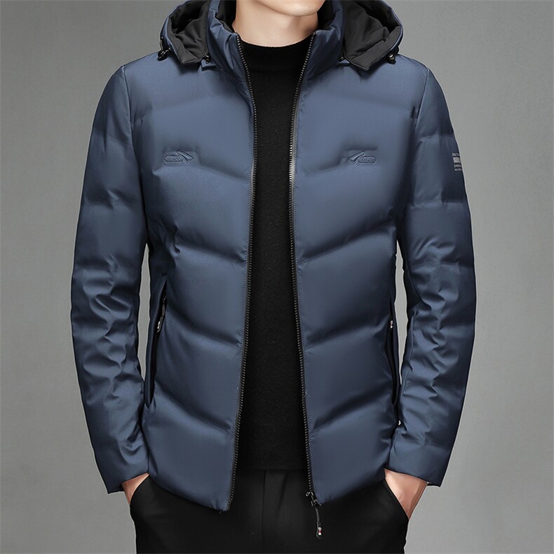 2023冬季新款羽绒服男常规连帽保暖厚款羽绒外套男装SJ72056-P260，男装羽绒服，电商B212（原钱塘6029）