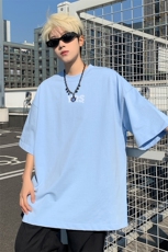新款港风抖音直播短袖T260克TB5112批28纯棉220克T5112P23控38，男装T恤，电商C408(原B339-1)