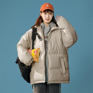 面包服棉服男款冬季潮牌宽松美式情侣装运动棉衣外套图片