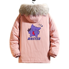 MM48087-P130冬季大毛领衣男士大码加厚袄男服砖墙挂拍，男装棉衣，电商A040A