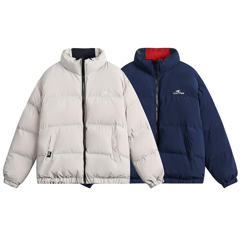 2025冬双面穿绣花棉服--5157控价248,男装棉衣,电商S012（CATTEE）