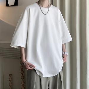 230g抖音品质 纯棉短袖t恤男大码短袖男 DX17099-P14图片
