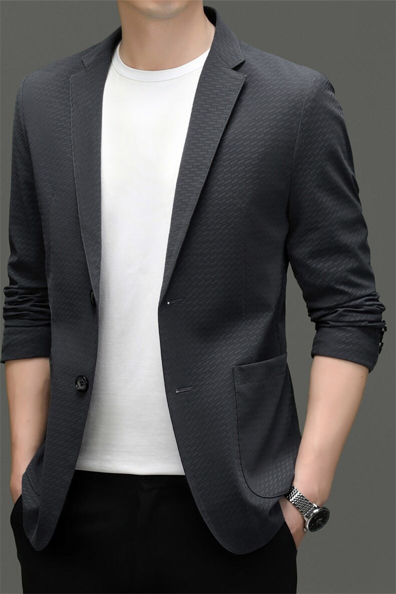 秋季新款西装男西服简约外套西服商务休闲小西装单西,男装西服,电商B360