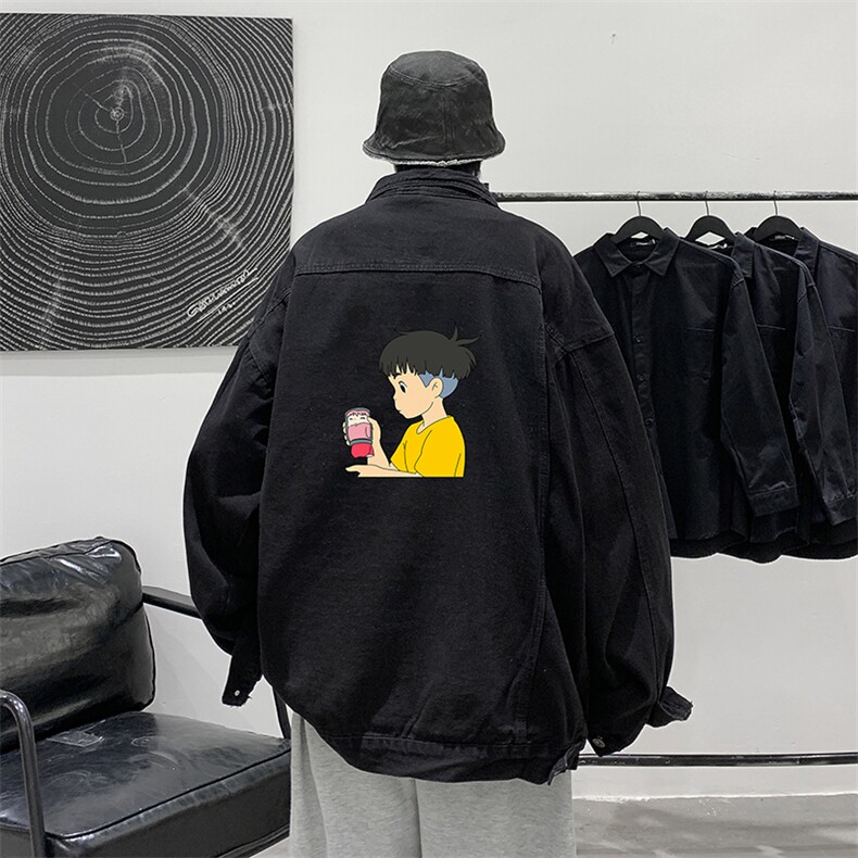牛仔夹克男大码牛仔外套男茄克NJ77200-P60,男装夹克,电商A040