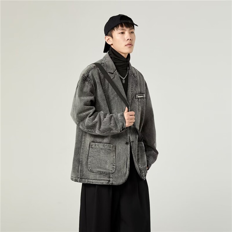 美式牛仔夹克外套潮秋新款J675P70,男装夹克,星座1116-2