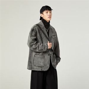 美式牛仔夹克外套潮秋新款 J675 P70图片