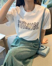 字母个性短袖，其它，约澜