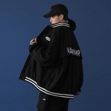 20年秋冬新款创意休闲盐系棒球服外套DS-B293-Y772-P85控115，男装夹克，电商A306