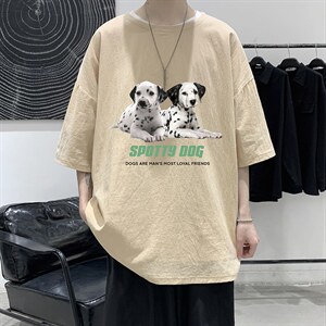 YT26263-P30亚麻短袖t恤男大码五分袖男宽松七分袖港风模特，男装T恤，电商A040