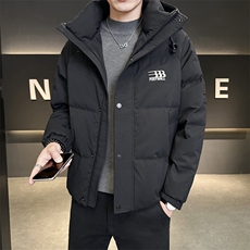 冬季店主风新款连帽羽绒服男短款保暖羽绒外套Y11622-P248，男装羽绒服，电商A239