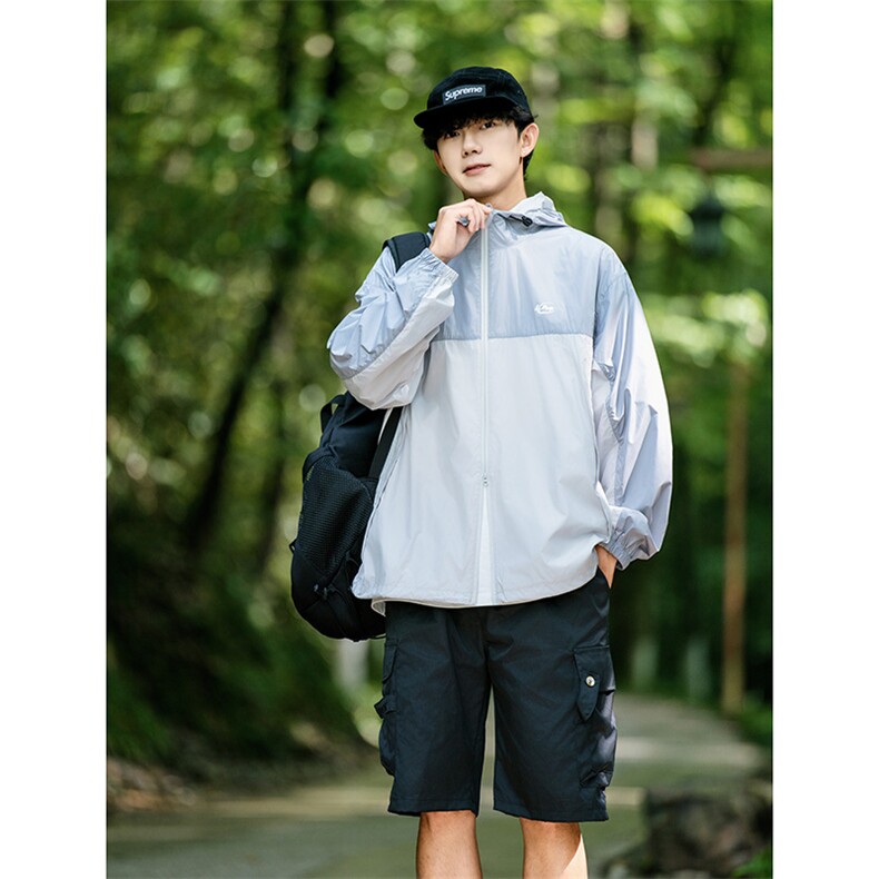 2024防晒衣夏季薄款日系户外轻薄外套美式潮牌连帽防晒服F018-P43,男装防晒衣,星座313A-2