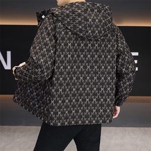 秋季夹克男高品质连帽外套型男商务休闲青年外套男N25802-P105图片