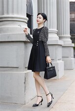 【现货】秋装新款时装碎花连衣裙，女装连衣裙，萱萱家