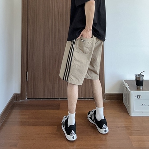 大量现货 潮流痞帅学生休闲裤男女款设计感条纹速干裤DK708-P40图片
