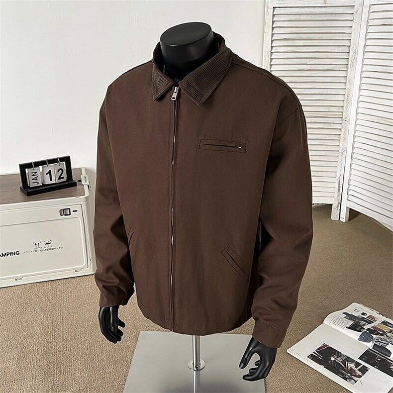 夹克男士韩版潮流百搭帅气时尚2025春季ins新款外套W6382-P70，男装夹克，星座412-2