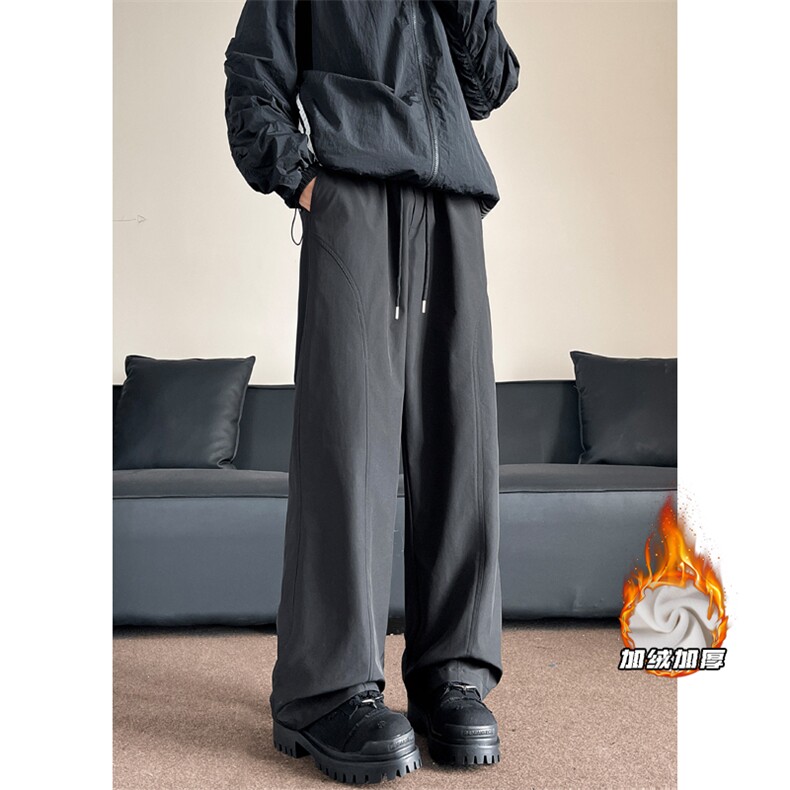 2025冬季新款内景大码直筒防水冲锋裤M-5XHK24949-特P28，男装休闲裤，电商A022