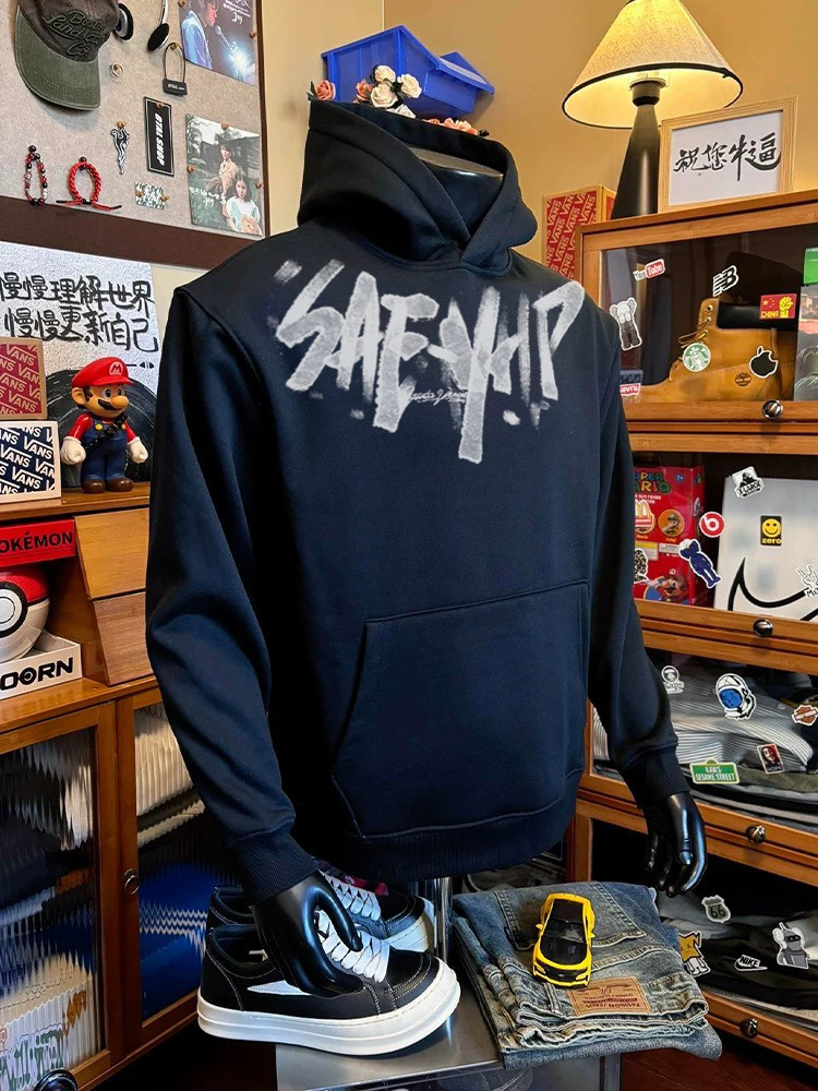 XZ809A/WW27/P45/控58/加绒P55/控68印花重磅连帽卫衣,男装卫衣,星座809A(原222-1)