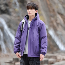 冬季加棉加厚刺绣棉服男士休闲棉袄连帽潮流棉衣A266-MY8011-P75，男装棉衣，电商A266