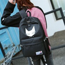 蓝色韩版高中大书包双肩包男潮流帆布旅行背包电脑包，鞋类箱包，星座510A-2