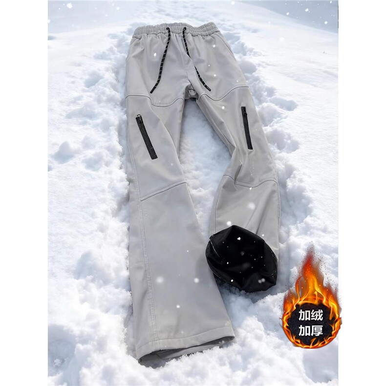加绒冲锋裤男款冬防寒工装裤子防风防水户外登山滑雪裤MK3123P43,男装工装外套,星座1013-5