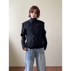 春夏款高品质冰感速干防晒服休闲户外运动外套透气弹力机能风夹克图片