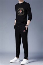 CAT3109钱塘2020-2秋季新款时尚休闲帅气中青年男士套装P119，男装休闲套装，钱塘207-2
