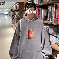 秋冬季连帽卫衣可乐印花情侣六色大码外套A071-W558-P45，男装卫衣，电商A071