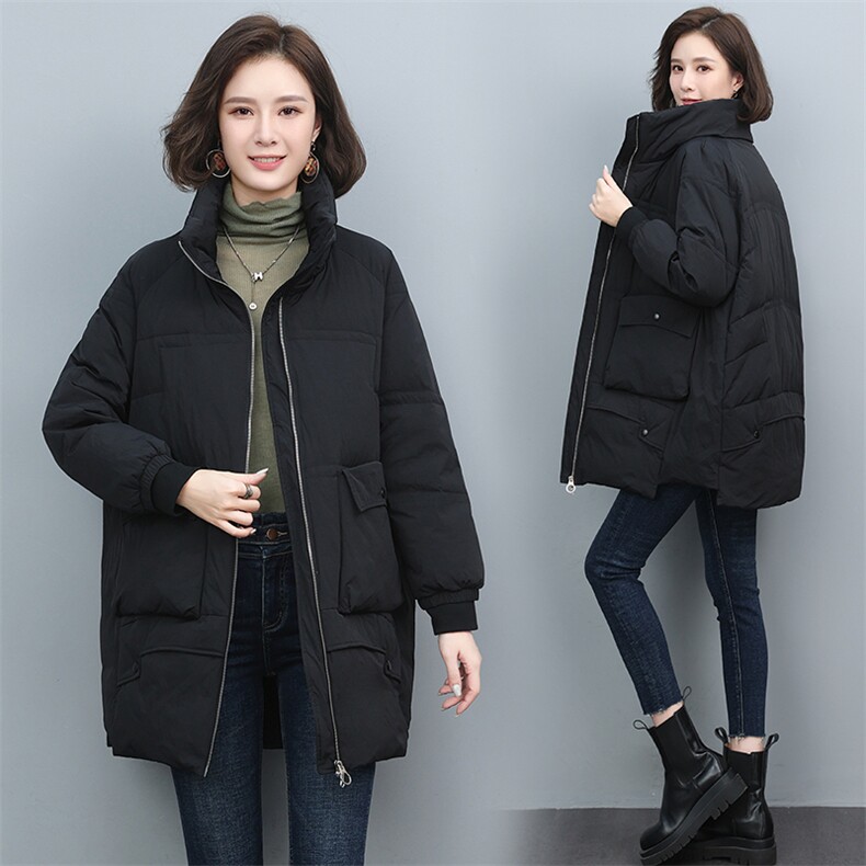 2021年冬季白鸭绒90%立领羽绒服图片