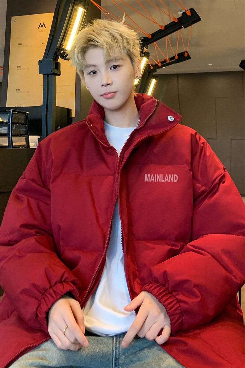 ！2025冬季新款男士字母印花棉衣百搭棉服外套MY309特P55,男装棉衣,电商B220