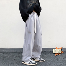 秋季新款美式ins机能高街男裤子冲锋裤直筒工装裤3613加厚-P53，男装工装外套，电商C305A