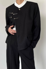 新中式风西装外套中山装西服高级感唐装JK3367特P63，男装西服套装，星座908-1