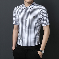 JT3351男士2023年夏季新款百搭衬衫短袖商务休闲衬衣P68，男装衬衫，电商B360