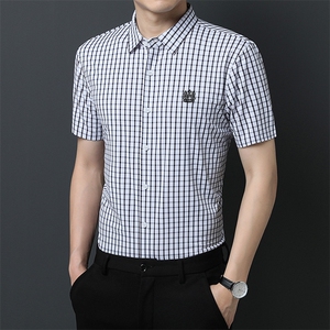 JT3351男士2023年夏季新款百搭衬衫短袖商务休闲衬衣P68图片