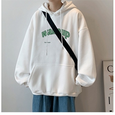 抖音供货、重磅360克现货加绒印花连帽卫衣HD019-1-LMWY44126-P40，男装卫衣，电商019-1
