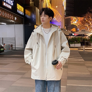 新款现货户外连帽夹克男三防冲锋衣外套JK815-P70