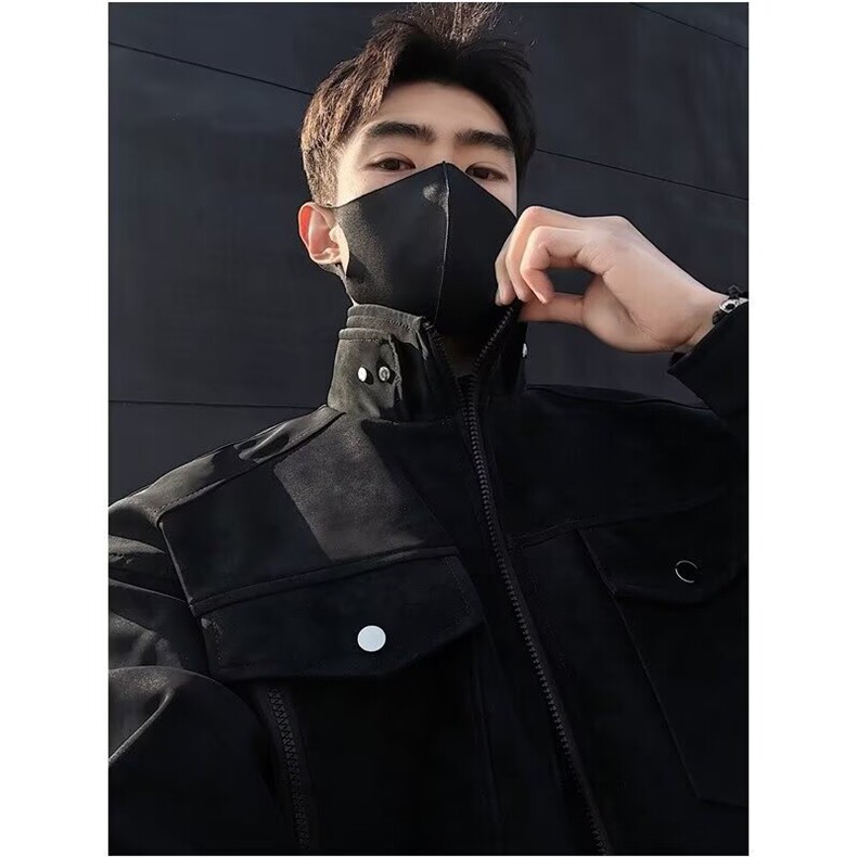 抖音得物痞帅外套男ins高街潮牌港系原宿风韩版潮宽松夹克AY1035，男装夹克，电商A443