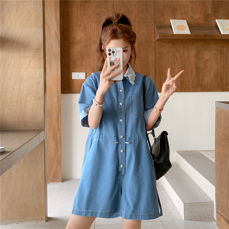 牛仔连体裙2C323P135-188,女装连衣裙,2C323