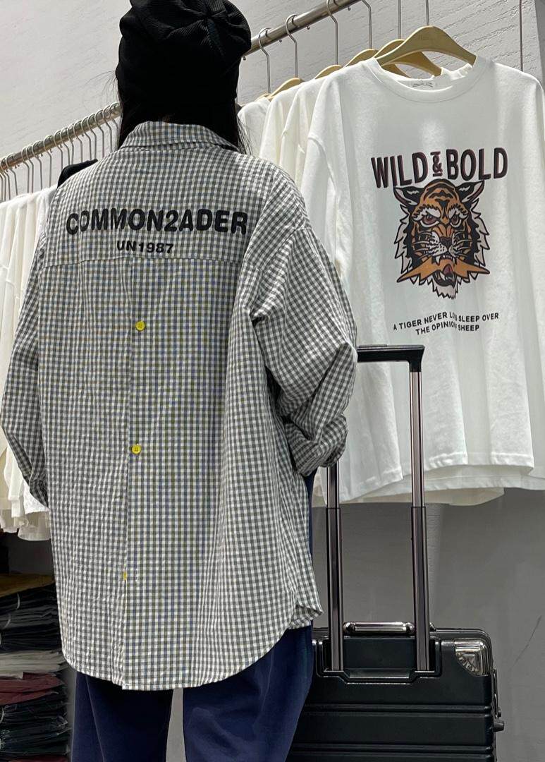 秋季新款格子衬衫，女装衬衫，JIAN.Z 简.站