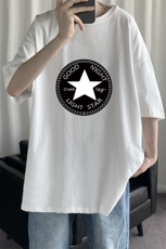 DX17008-P20纯棉短袖t恤男大码半袖打底衫宽松体恤衫港风，男装T恤，电商A040
