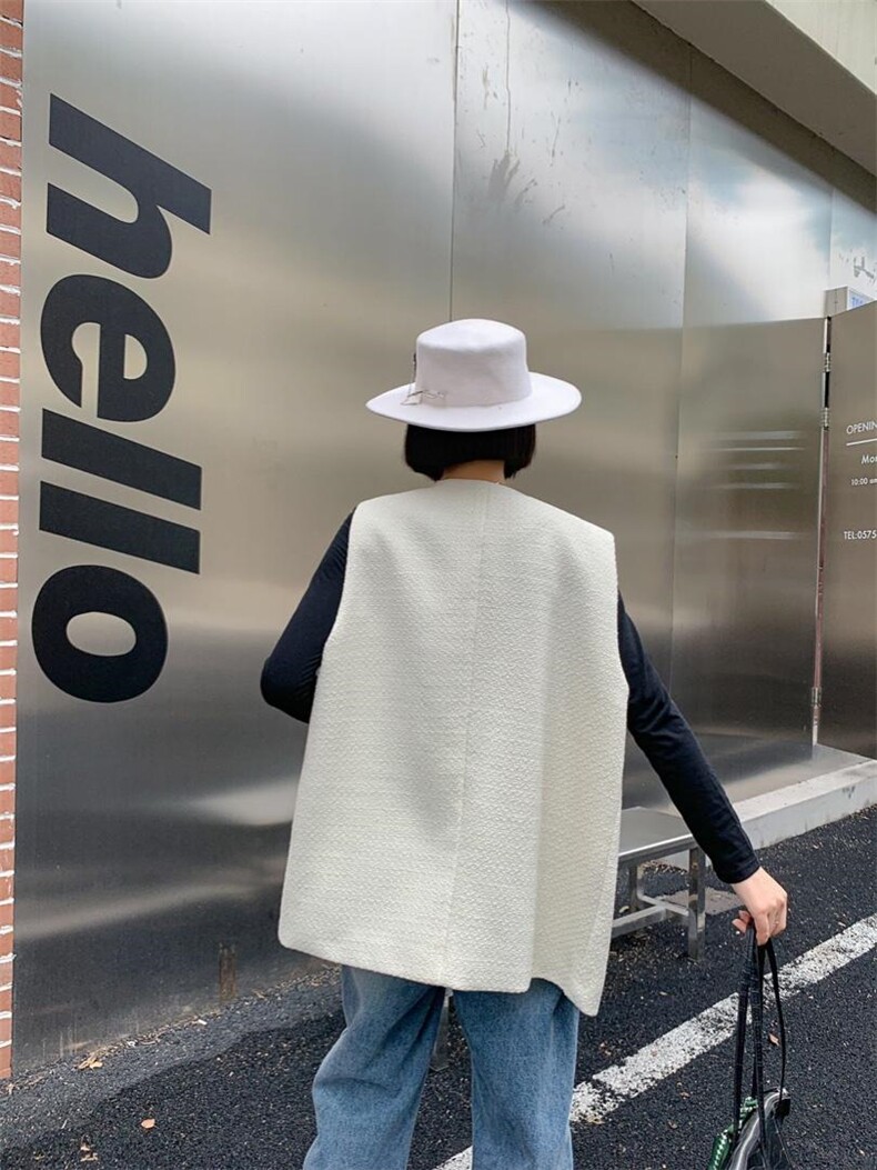 5扣小香马甲，女装马甲，C&B