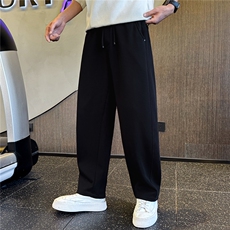 2026新款春季裤子男款美式休闲潮牌卫裤男弯刀裤A313-261156-P68，男装休闲裤，电商A313