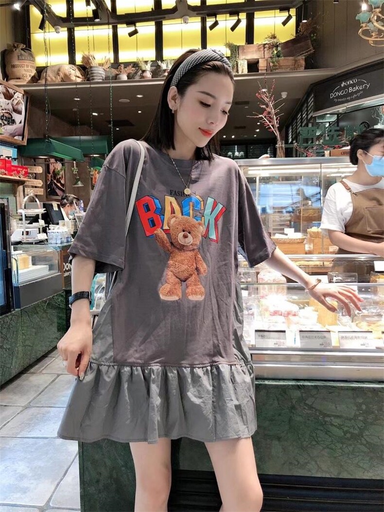 小熊四色超版裙子，女装，一杭