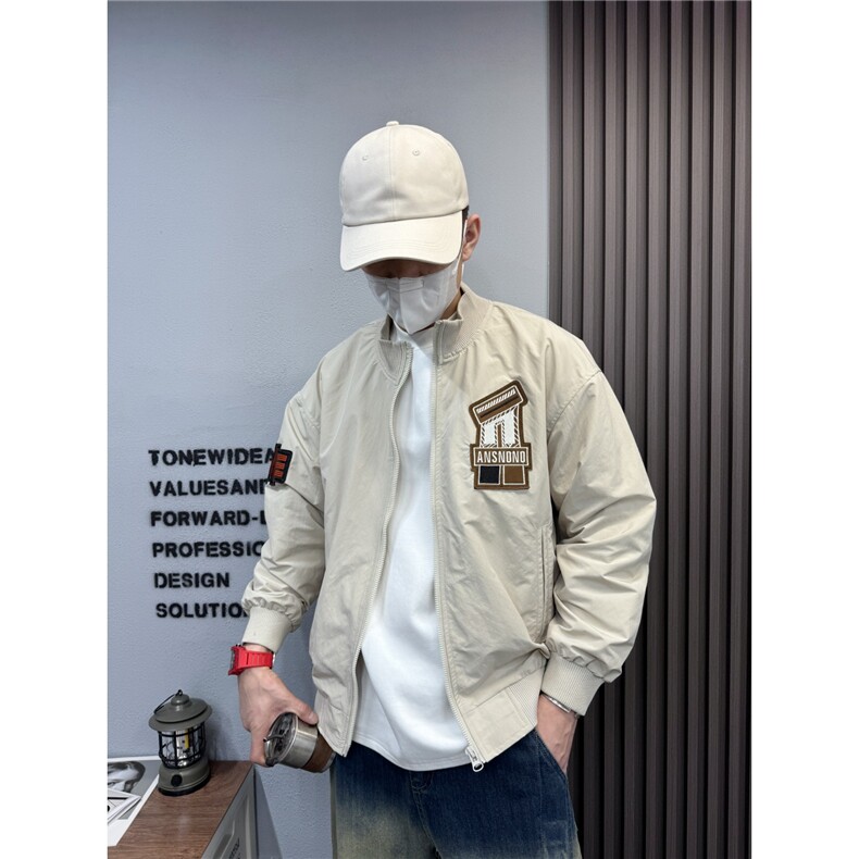 刺绣棒球服夹克男士潮牌修身时尚痞帅飞行服外套JK6801,男装夹克,星座516A