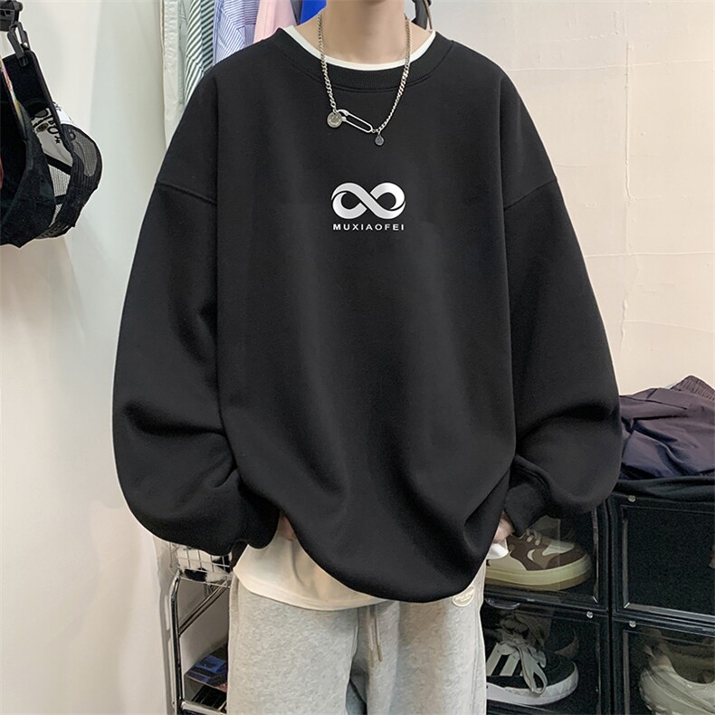 抖音供货、复合重磅360克现货圆领卫衣宽松D223A-YL2380-特P28,男装卫衣,电商019-1
