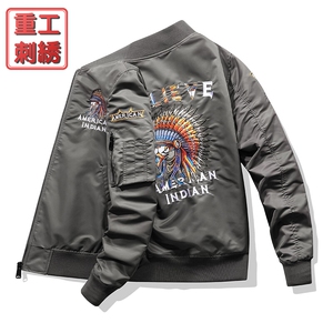 美式潮牌宽松版型飞行服时尚潮牌户外运动休闲加棉图片