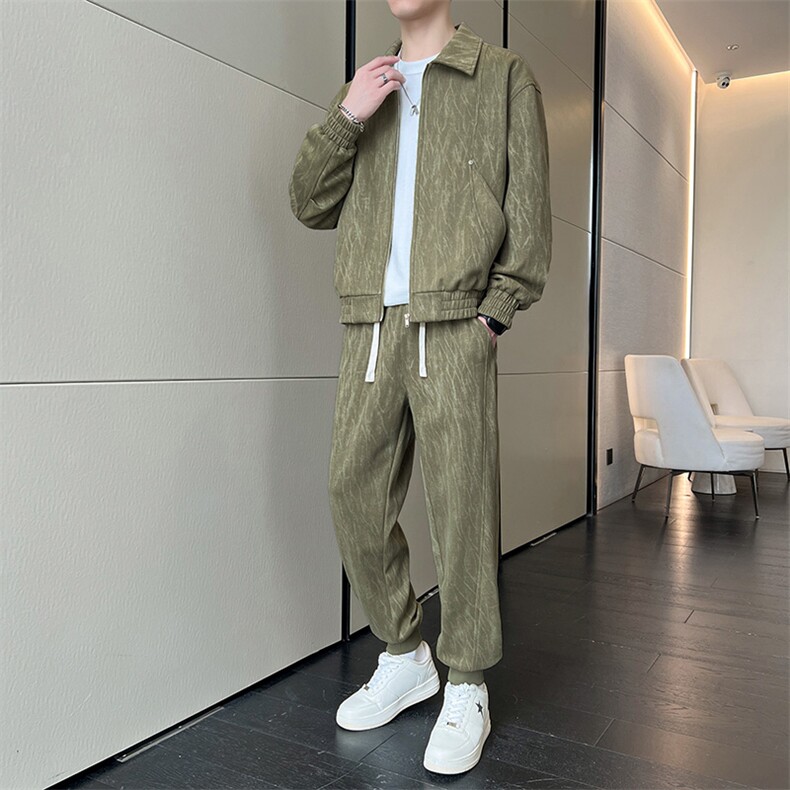 38575-P115大码控218秋季美式大码休闲套装,男装休闲套装,星座209